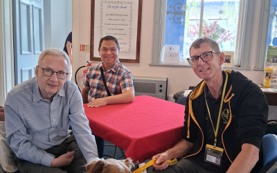 Therapy Dog Fingal Visits Stratford URC