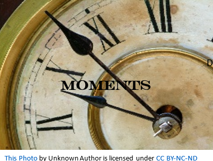 A picture of a lock with Moments written in front of it.